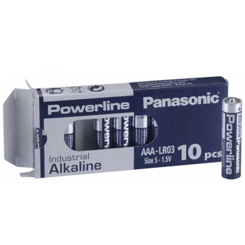 Set 10 baterii alcaline Panasonic Powerline R3 Set 10 baterii alcaline Panasonic Powerline R3