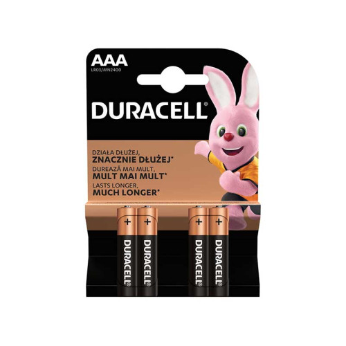 Set 4 baterii R3 Duracell Basic