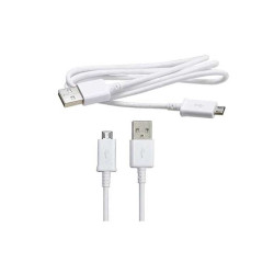 Cablu microusb 1m alb Cablu microusb 1m alb