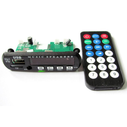 Modul MP3/radio SD/USB cu telecomanda oval Modul MP3/radio SD/USB cu telecomanda oval