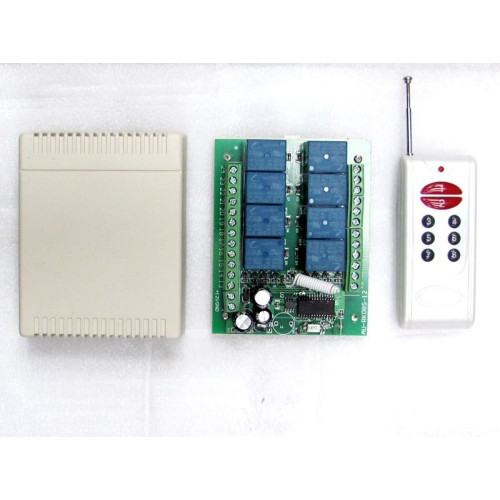 Telecomanda+receptor 8 canale automatizari tip1 Telecomanda+receptor 8 canale automatizari tip1