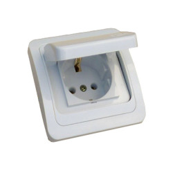 Priza ST cu capac IP22 Priza ST cu capac IP22