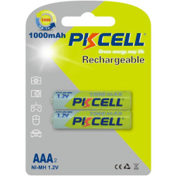 Set 2 acumulatori 1000ma PKCELL R3