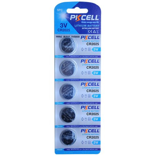 Baterii 3V CR2025 PKCELL set 5buc