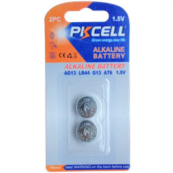 Baterie ceas AG13 alcalina PKCELL set 2buc