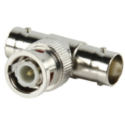 Adaptor BNC tata - 2xBNC mama Adaptor BNC tata - 2xBNC mama