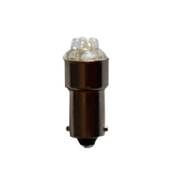 Bec auto 12V BA9S 4leduri albastru Bec auto 12V BA9S 4leduri albastru