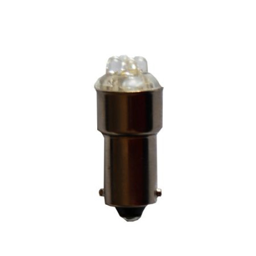 Bec auto 12V BA9S 4leduri albastru Bec auto 12V BA9S 4leduri albastru