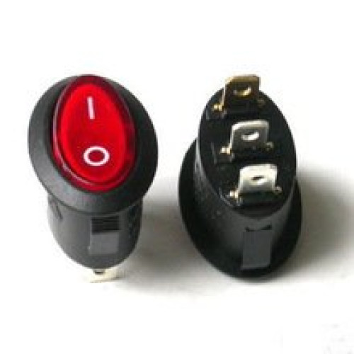 Intrerupator oval led on/off