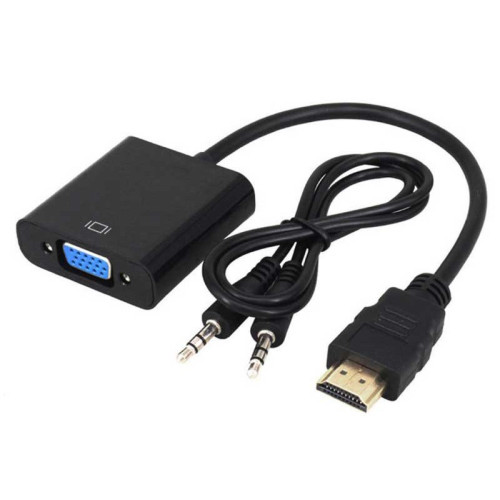 Cablu convertor HDMI+audio la VGA+audio Cablu convertor HDMI+audio la VGA+audio