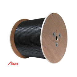 Cablu coaxial RG6 cu sufa negru rola 305m Alien Cablu coaxial RG6 cu sufa negru rola 305m Alien