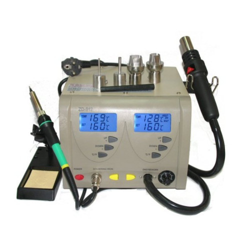 Statie de lipire+aer cald ZD-912 Statie de lipire+aer cald ZD-912