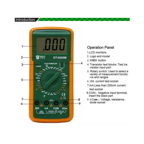 Multimetru BST-9205M Multimetru BST-9205M