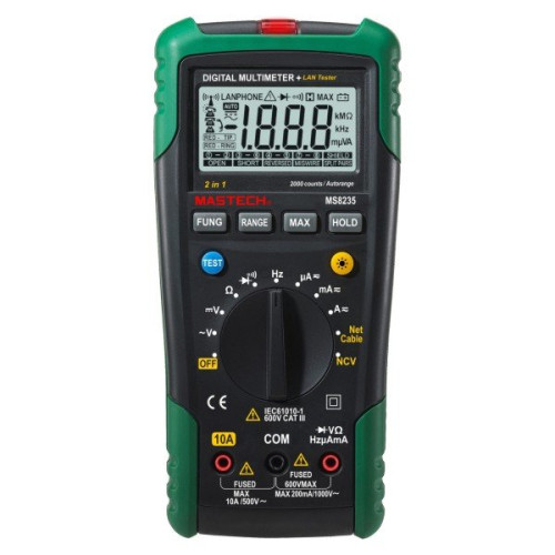Multimetru cu tester retea MS8235 Mastech Multimetru cu tester retea MS8235 Mastech