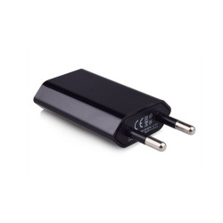 Incarcator retea mufa usb 1A negru Incarcator retea mufa usb 1A negru