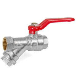 Robinet trecere cu filtru Y de 1/2 Robinet trecere cu filtru Y de 1/2