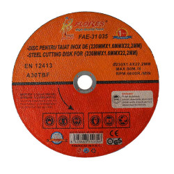 Disc pentru taiat inox de (125mmx1.6mmx22.2mm) Disc pentru taiat inox de (125mmx1.6mmx22.2mm)