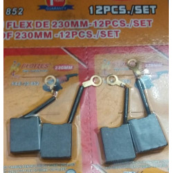 Set carbuni pentru flex de 230mm 12/set Set carbuni pentru flex de 230mm 12/set