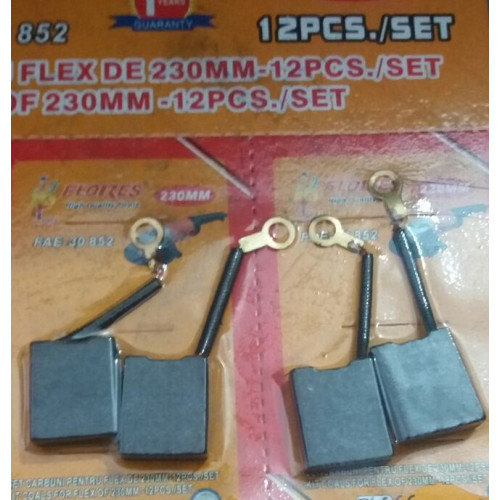 Set carbuni pentru flex de 230mm 12/set Set carbuni pentru flex de 230mm 12/set