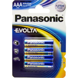 Set 4 baterii Panasonic Evolta Alkaline LR6 AA Set 4 baterii Panasonic Evolta Alkaline LR6 AA