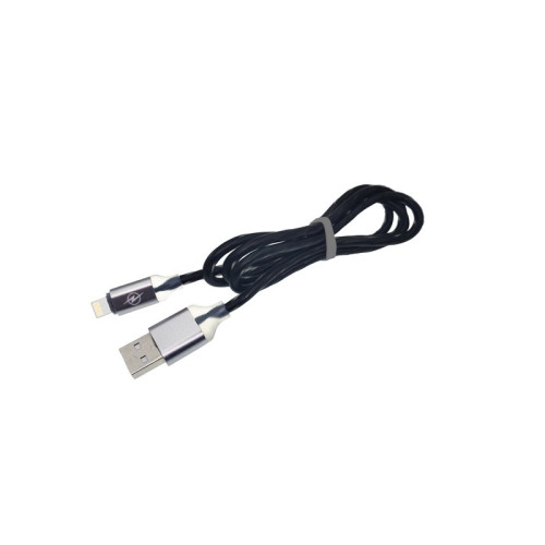 Cablu Iphone gros gumat negru