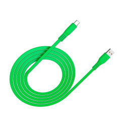 Cablu tip C verde plat Cablu tip C verde plat