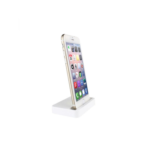 Suport Iphone cu incarcare alb Suport Iphone cu incarcare alb