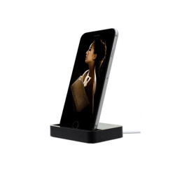 Suport Iphone cu incarcare negru Suport Iphone cu incarcare negru