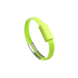 Cablu Iphone bratara 0.2m verde Cablu Iphone bratara 0.2m verde
