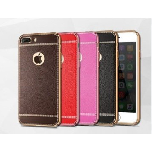 Carcasa TPU Iphone7 imitatie piele rosie Carcasa TPU Iphone7 imitatie piele rosie