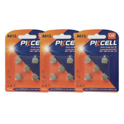 Baterie ceas AG13 alcalina PKCELL set 5buc