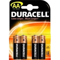 Set 4 baterii R6 Duracell Basic