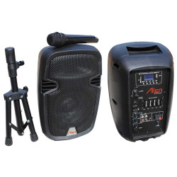 Incinta activa 8inch ABS 2108DA-R USB/SD/FM/BT/ACCU Alien Incinta activa 8inch ABS 2108DA-R USB/SD/FM/BT/ACCU Alien