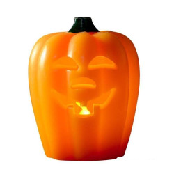 Lampa dovleac cu LED din rasina Lampa dovleac cu LED din rasina