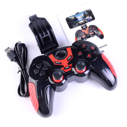 Gamepad cu suport prindere si bluetooth Gamepad cu suport prindere si bluetooth