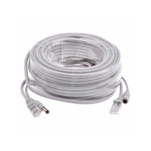 Cablu camera UTP+alimentare 15m 4x0.4mm2+2x0,3mm2 Cablu camera UTP+alimentare 15m 4x0.4mm2+2x0,3mm2