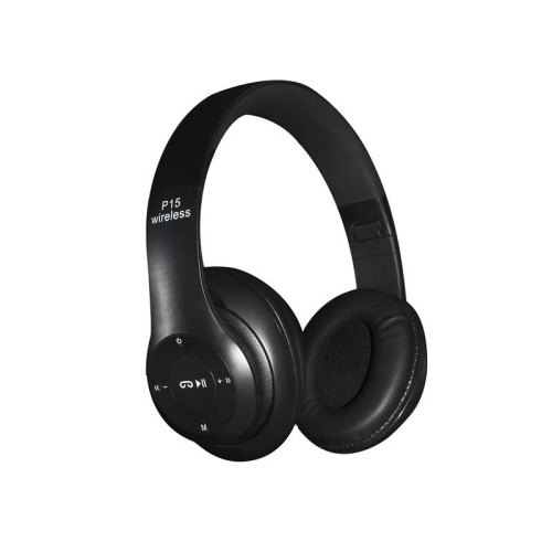Casti Bluetooth Radio/MP3/TF/mic P15 Alien negre Casti Bluetooth Radio/MP3/TF/mic P15 Alien negre