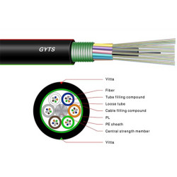 Fibra optica subteran GYTS 4Core 2000M Fibra optica subteran GYTS 4Core 2000M