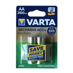 Set 2 acumulatori R6 2500ma Varta