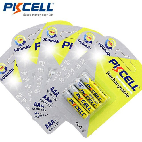 Set 4 acumulatori 600ma PKCELL R3