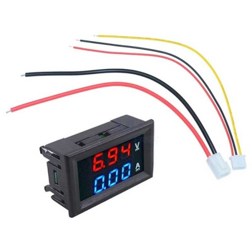 Voltmetru/ampermetru panou DC 0-100V 0-10A Voltmetru/ampermetru panou DC 0-100V 0-10A