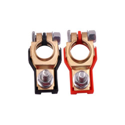Set 2 borne baterie auto cupru Set 2 borne baterie auto cupru
