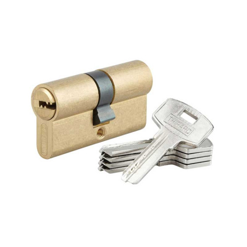 Butuc galben din bronz cu amprenta 80MM cu 5chei
