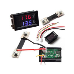 Voltmetru/ampermetru panou DC 0-100V 0-50A cu sunt Voltmetru/ampermetru panou DC 0-100V 0-50A cu sunt