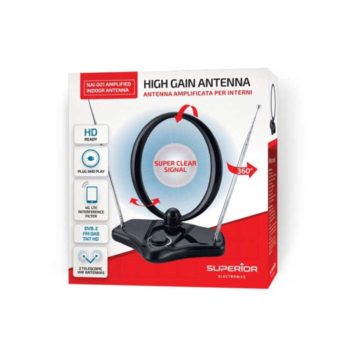 Antena de camera cu amplificare Superior Antena de camera cu amplificare Superior