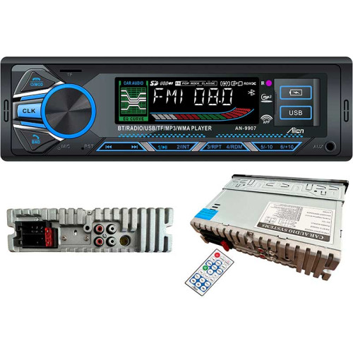 MP3 player auto TF/USB/BT si port USB incarcare AN-9907 Alien MP3 player auto TF/USB/BT si port USB incarcare AN-9907 Alien