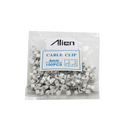 Set cleme cui cablu telefon 2,5x4mm 100buc Set cleme cui cablu telefon 2,5x4mm 100buc