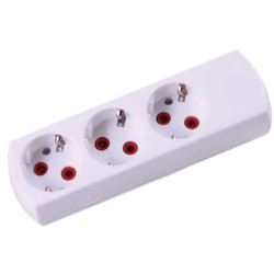 Triplu stecher fara fir (3 gauri) Triplu stecher fara fir (3 gauri)