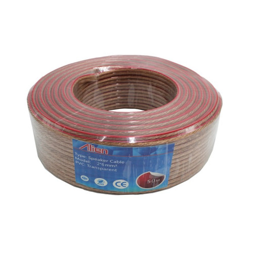 Cablu difuzor transp 2x6mm rola 50m Cablu difuzor transp 2x6mm rola 50m