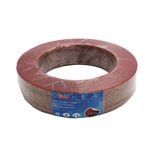 Cablu difuzor transp 2x0,5mm rola 100m Cablu difuzor transp 2x0,5mm rola 100m